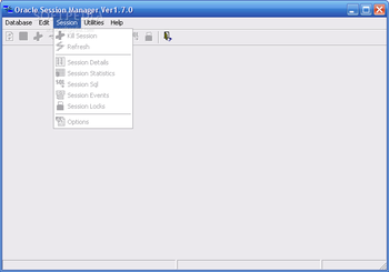 Oracle Session Manager screenshot