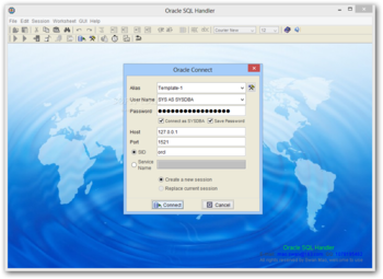 Oracle SQL Handler screenshot