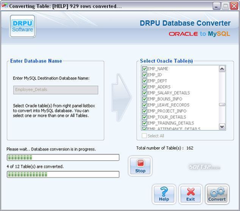 Oracle to MySQL screenshot 2