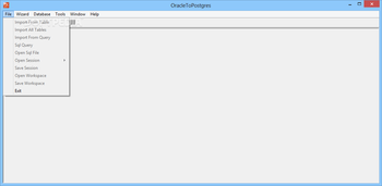 OracleToPostgres screenshot 3