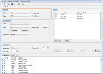 OracleToSqlite screenshot 7