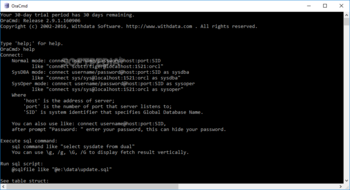 OraCmd screenshot