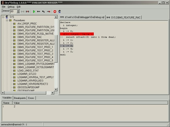 Ora*Debug screenshot
