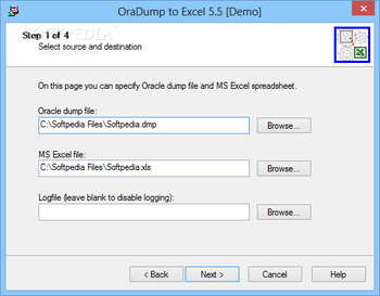 OraDump to Excel screenshot