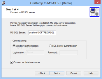 OraDump to MSSQL screenshot 2