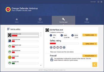 Orange Defender Antivirus screenshot 2
