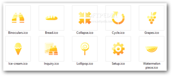 Orange Toolbar Icons screenshot