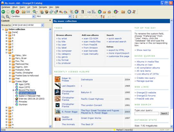 OrangeCD Player screenshot