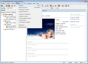 OrangeCD Record Catalog screenshot 13