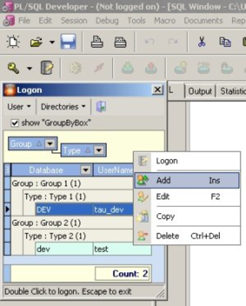 OraTau PLD Plug-in screenshot