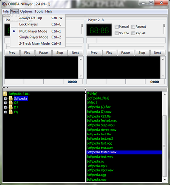 Orbita NPlayer screenshot 2