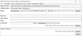 Order Manager for Buyers & Sellers screenshot