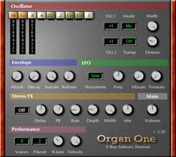 Organ One screenshot