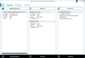 OrganizeMe Simple Style screenshot