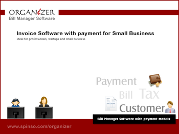 Organizer 2010 Basic Bill Manager screenshot