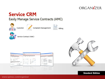 Organizer 2011 Standard Service Manager screenshot