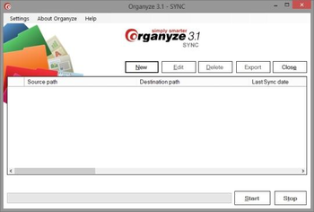 Organyze Sync screenshot