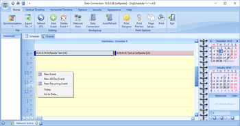 OrgScheduler 1+1 screenshot