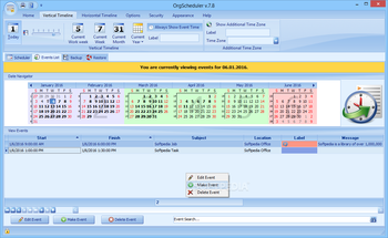 OrgScheduler screenshot 2