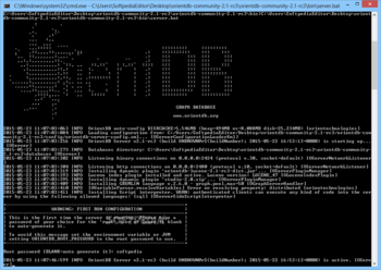 OrientDB Community Edition screenshot
