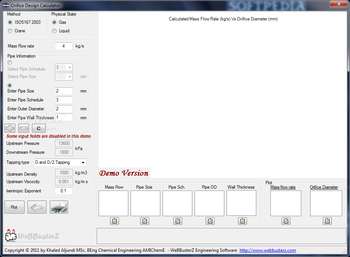 Orifice Design Calculator screenshot 3