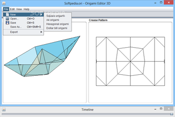 Origami Editor 3D screenshot 2
