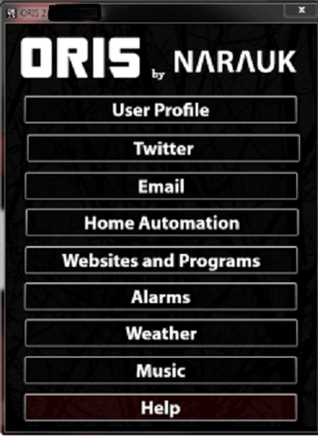 ORIS 2: Speech Recognition screenshot