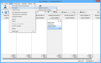 OroTimesheet screenshot 3