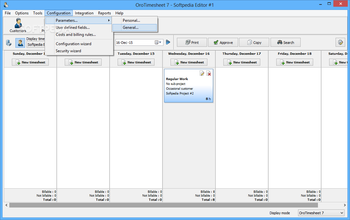 OroTimesheet screenshot 4