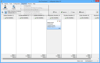 OroTimesheet screenshot 5