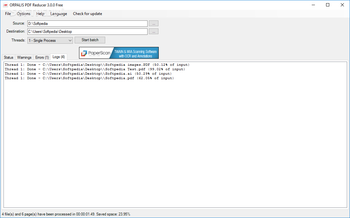 ORPALIS PDF Reducer Free screenshot