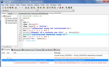 Orwell Dev-C++ screenshot 3