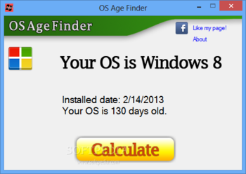 OS Age Finder screenshot