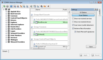 OSAM: Autorun Manager screenshot 3