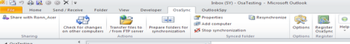OsaSync PRO for Microsoft Outlook screenshot