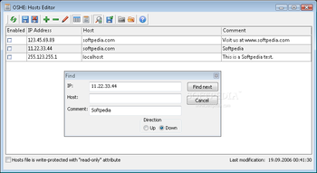 OSHE: Hosts Editor screenshot 2