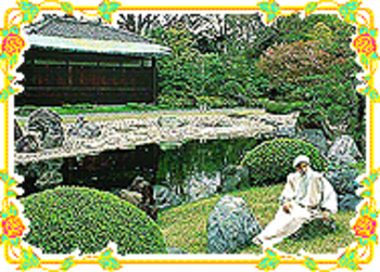 Osho enjoying zen garden view screenshot 2