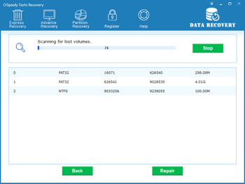 OSpeedy Data Recovery screenshot 2