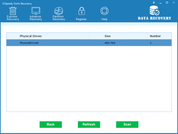 OSpeedy Data Recovery screenshot 4
