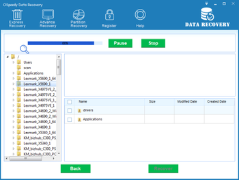 OSpeedy Data Recovery screenshot 5