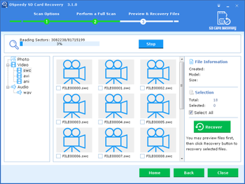 OSpeedy SD Card Recovery screenshot 4