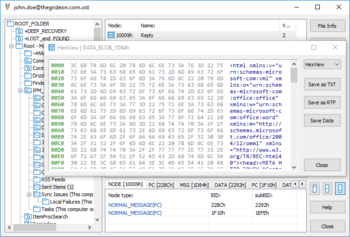 OST and PST Forensics screenshot 2