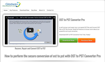 OST to PST Converter Pro screenshot