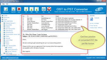 OST to PST Converter screenshot