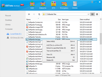 OSToto Archiver screenshot