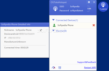 OSTotoHotspot screenshot