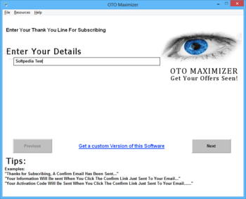 OTO Maximizer screenshot