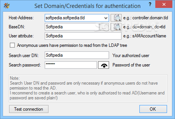 OTRS Active Directory Configuration Creator screenshot