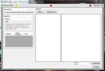 OTRS Active Directory Configuration Creator screenshot 2