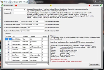 OTRS Active Directory Configuration Creator screenshot 3